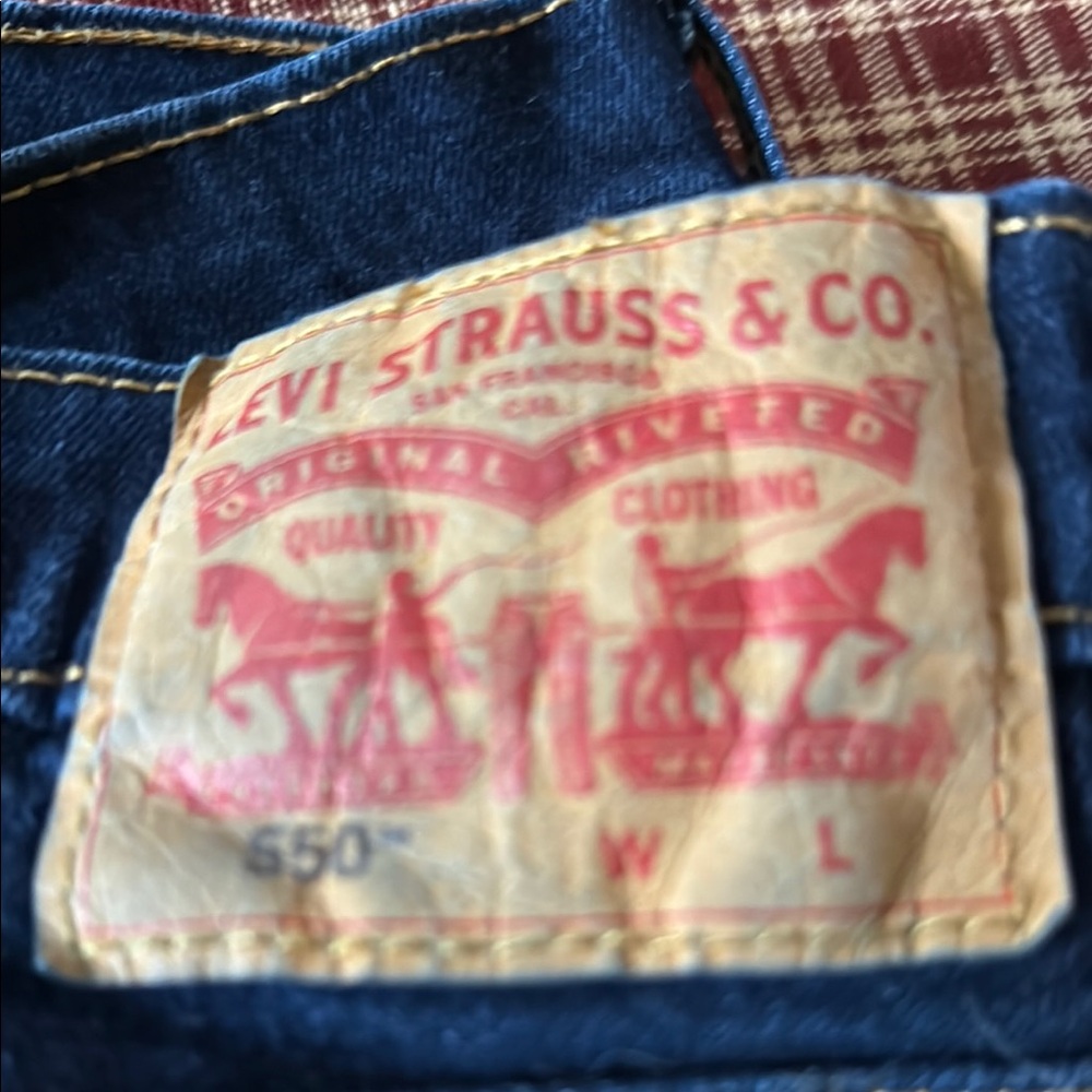 Levi's Dark Blue Denim Jeans